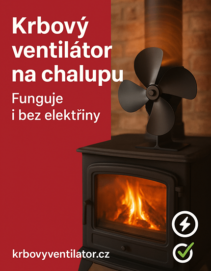 Krbový ventilátor na chalupu